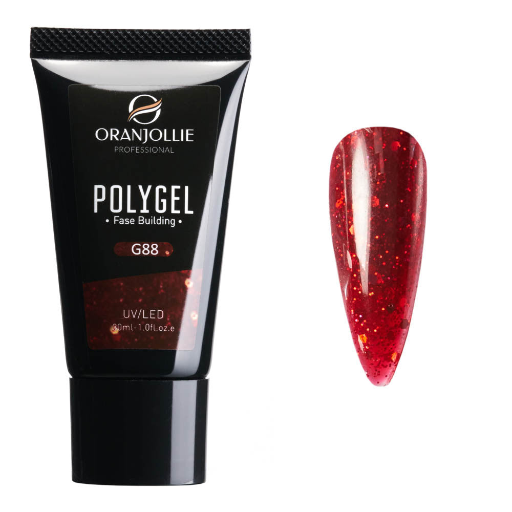 Polygel sclipici G88 Oranjollie
