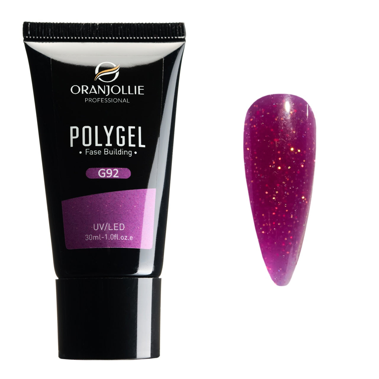 Polygel sclipici G92 Oranjollie
