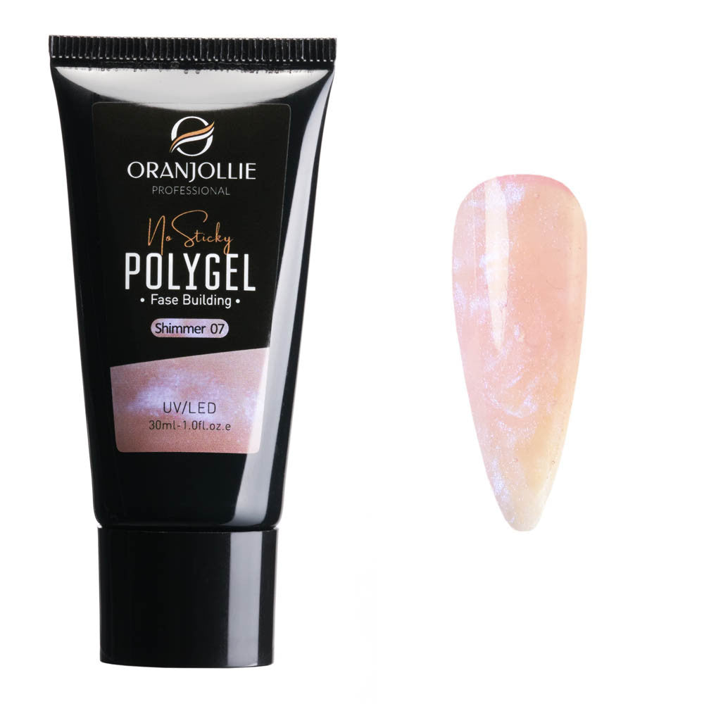 Polygel sclipici Shimmer 07 Oranjollie (No Sticky)