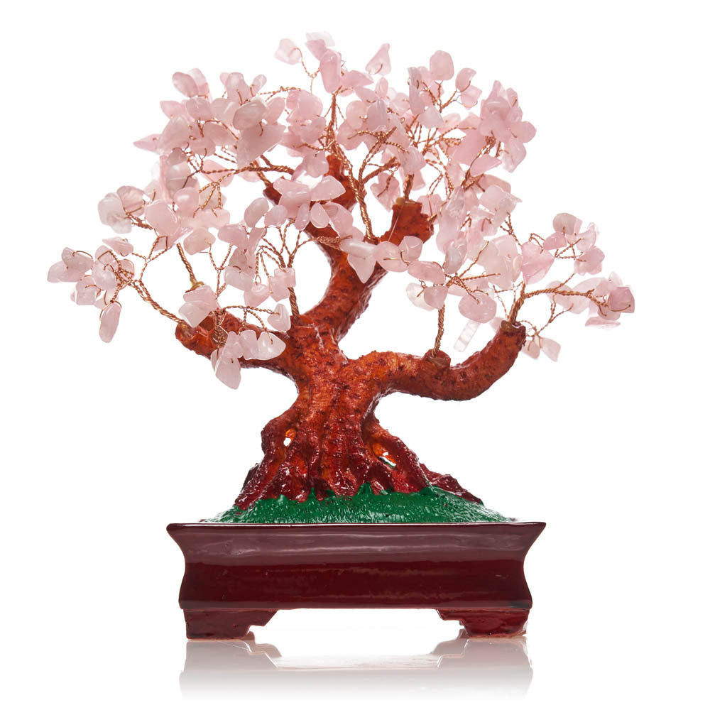 Pom cu pietre semipretioase Cuartz Roz SS90C 22,5cm