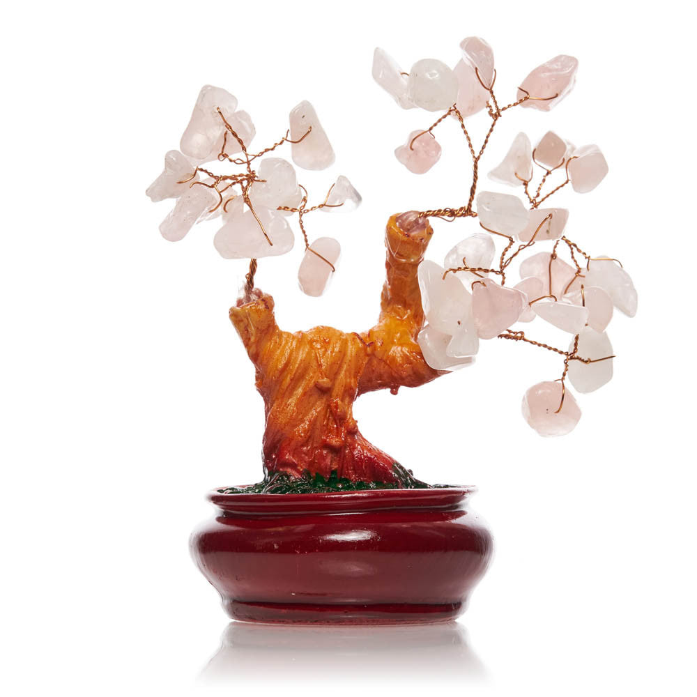 Pom cu pietre semipretioase Cuartz Roz SS91C 11,5cm