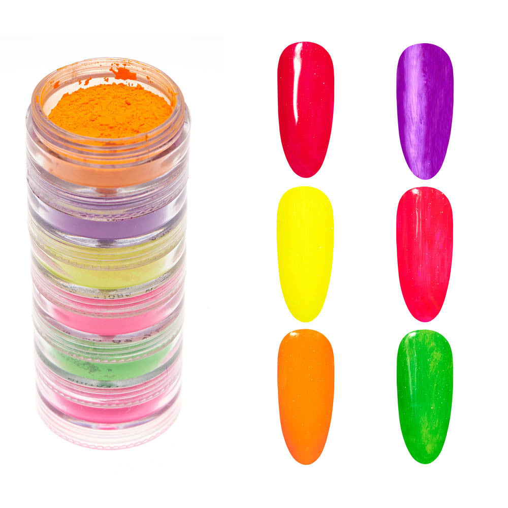 Set 6 pigmenti neon W54 Oranjollie