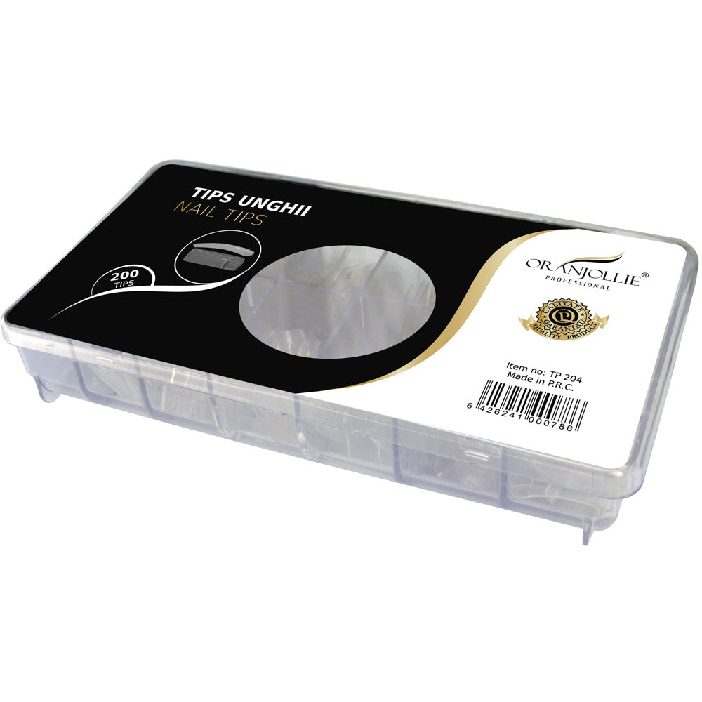 Tips Oranjollie transparent sant mare 200 buc