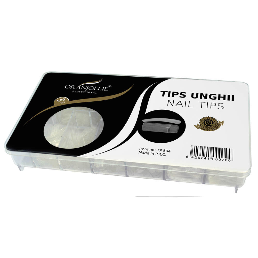Tips Oranjollie transparent sant mare 500 buc